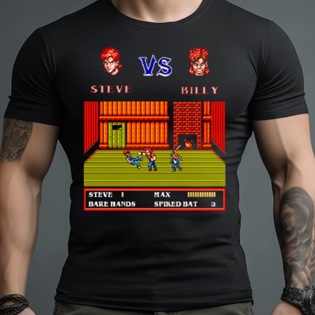 Steve Vs Billy And Max Double Dragon Shirt