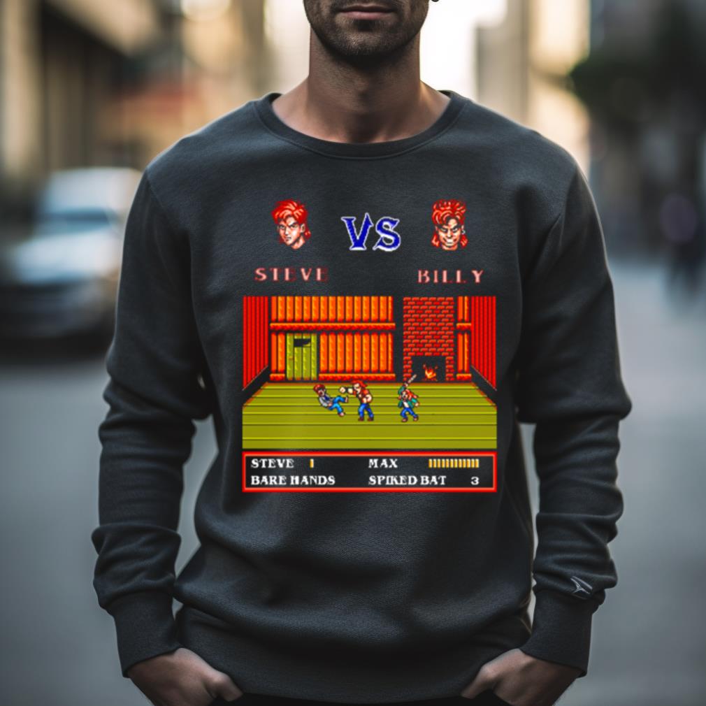 Steve Vs Billy And Max Double Dragon Shirt