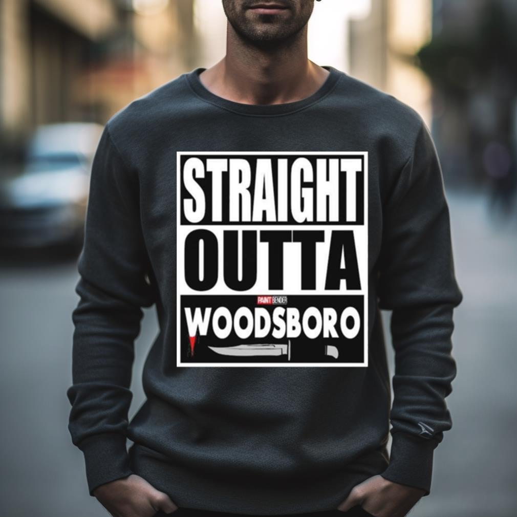 Straight Outta Woodsboro Scream 6 Horror Movie Slasher Movie Ghostface Woodsboro Halloween 2023 T Shirt