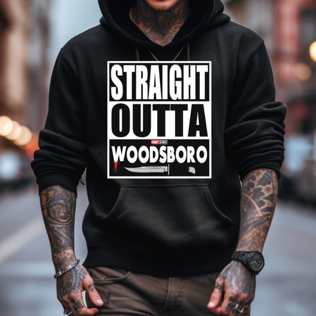 Straight Outta Woodsboro Scream 6 Horror Movie Slasher Movie Ghostface Woodsboro Halloween 2023 T Shirt