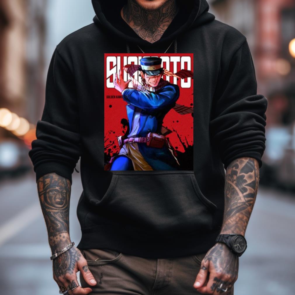 Sugimoto Red Comic Design Shirt Sugimoto Red Comic Design Shirt