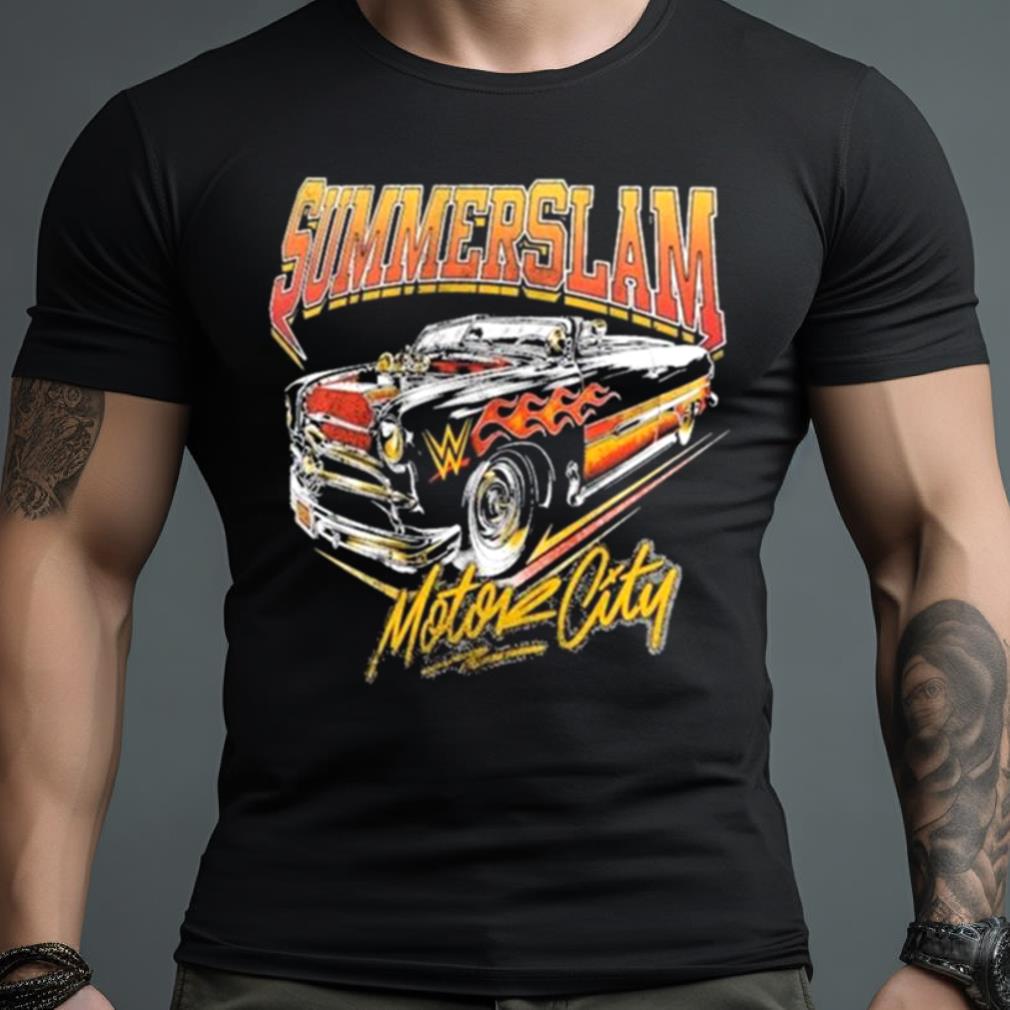 Summerslam 2023 Hot Rod Motor City T Shirt