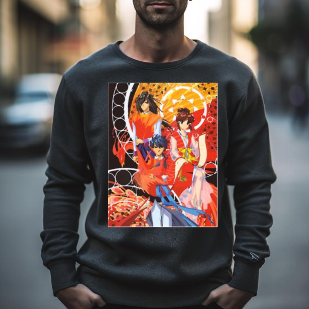 Suzaku Trio Fushigi Yuugi Shirt Suzaku Trio Fushigi Yuugi Shirt