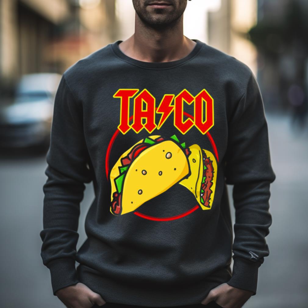 Taco Acdc Retro Rock Band Acdc 90S Shirt
