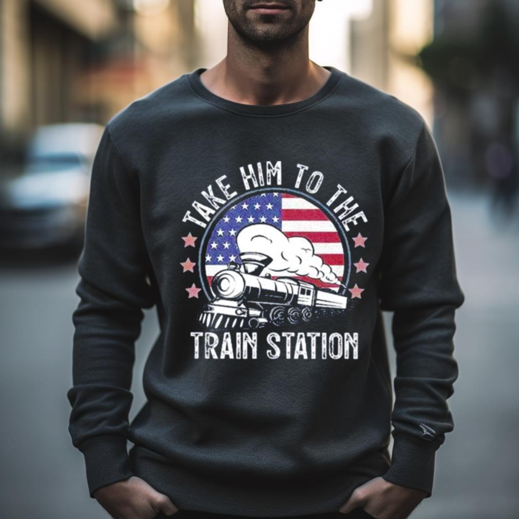 Take Him To The Train Station Vintage Shirt