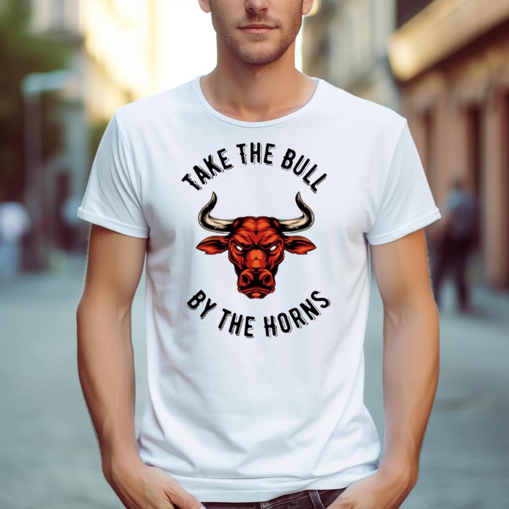 Take The Bull By The Horns Red Bull Head Shirt