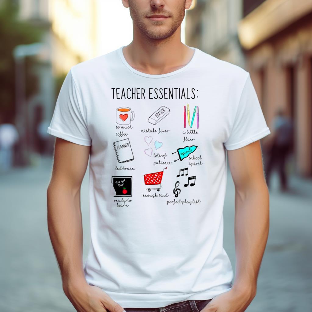 Teacher Essentials So Much Coffee Mistake Fixer Shirt