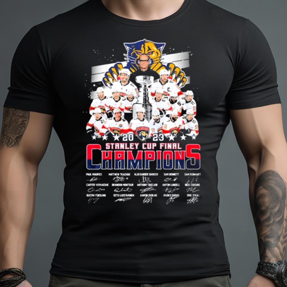 Team Sports Signature Florida 2023 Stanley Cup Final Champions Shirt