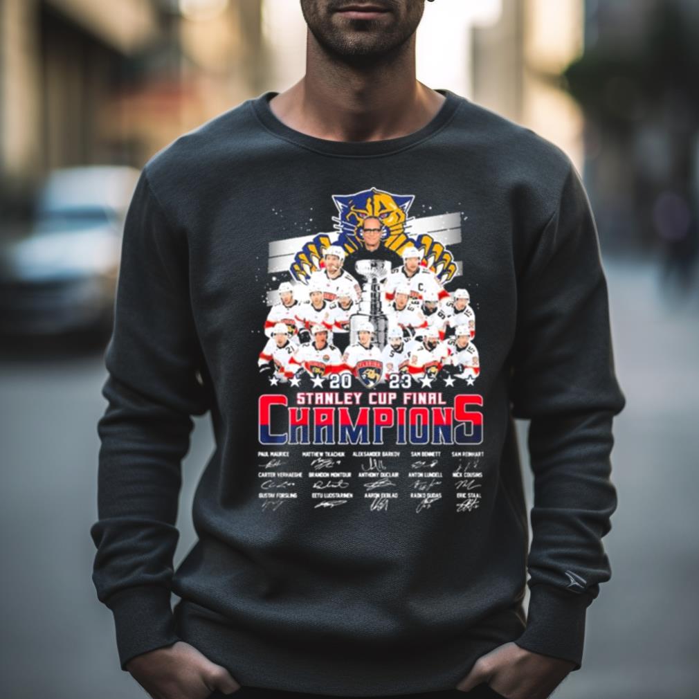 Team Sports Signature Florida 2023 Stanley Cup Final Champions Shirt