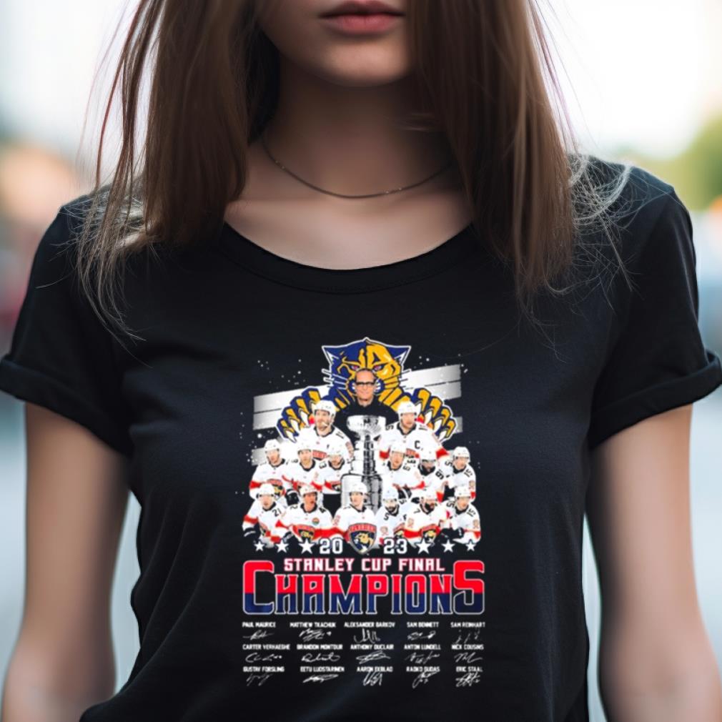 Team Sports Signature Florida 2023 Stanley Cup Final Champions Shirt Team Sports Signature Florida 2023 Stanley Cup Final Champions Shirt