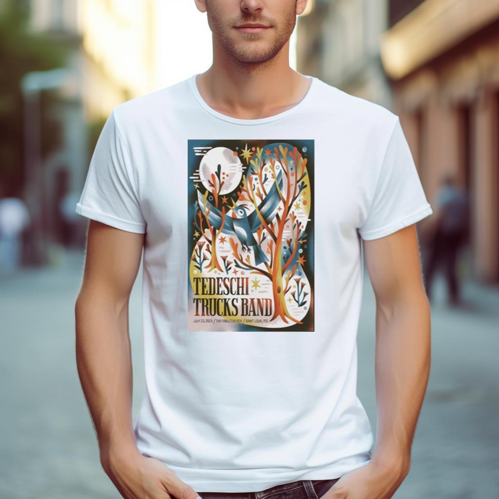 Tedeschi Trucks Band July 22 2023 St Louis Mo Poster Shirt