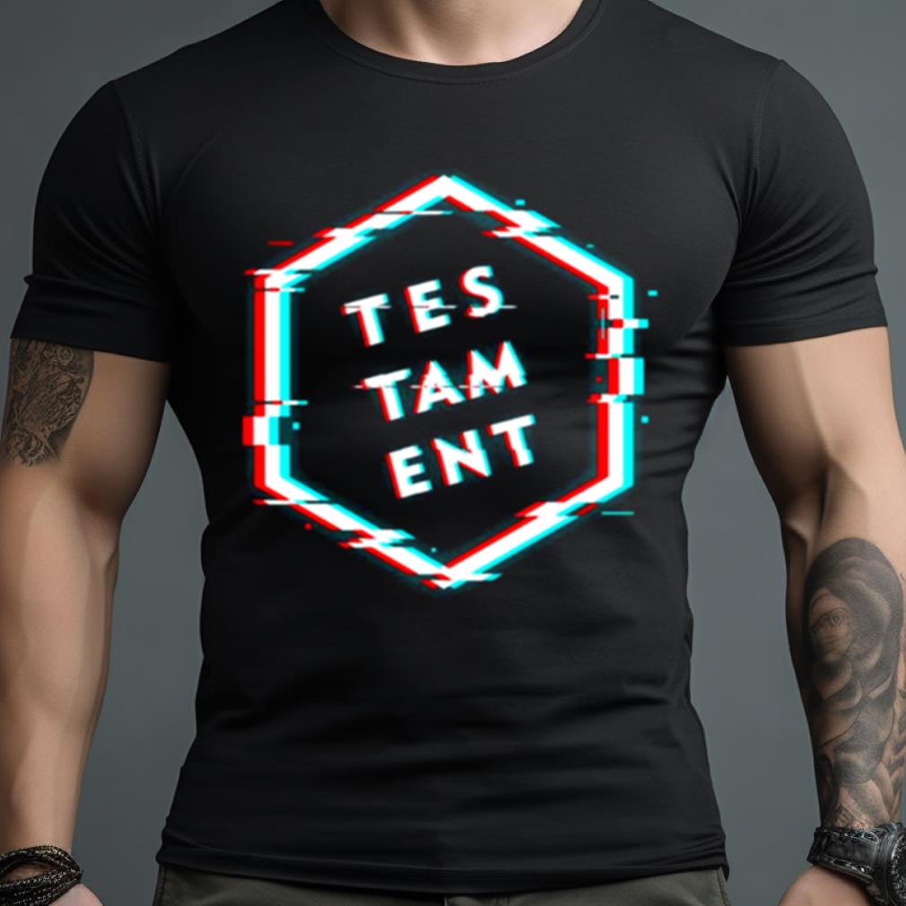 Testament Polygon Glitch Shirt