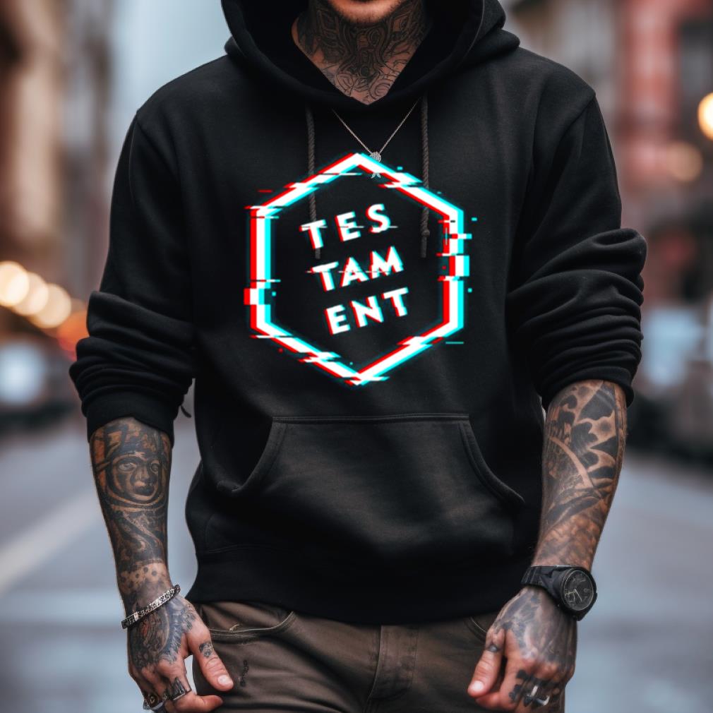 Testament Polygon Glitch Shirt Testament Polygon Glitch Shirt