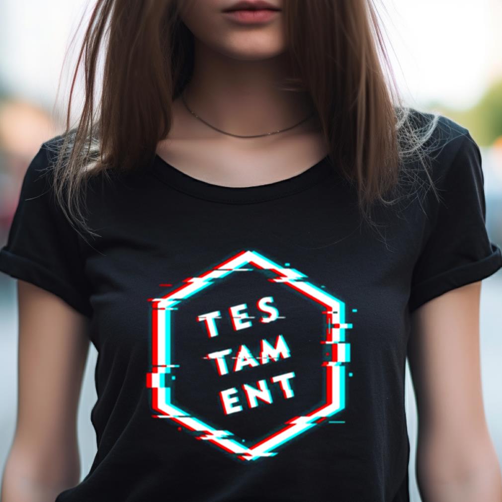 Testament Polygon Glitch Shirt Testament Polygon Glitch Shirt
