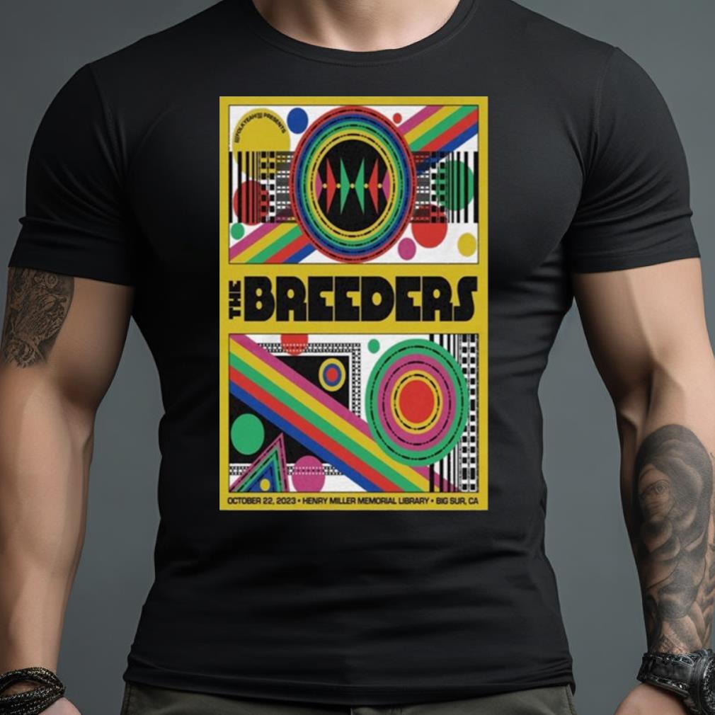 The Breeders 2023 Big Sur Ca Art Poster Design T Shirt