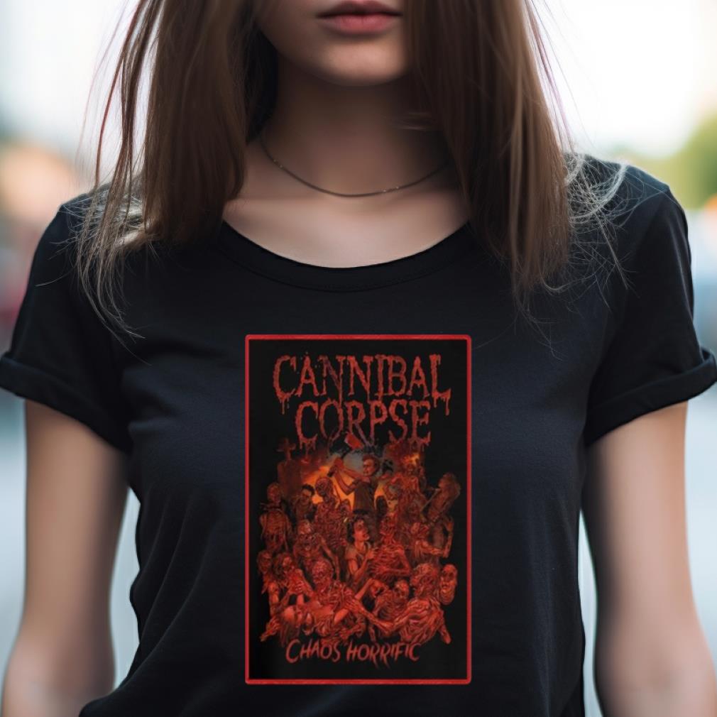 The Cannibal Corpse Chaos Horrific T Shirt The Cannibal Corpse Chaos Horrific T Shirt