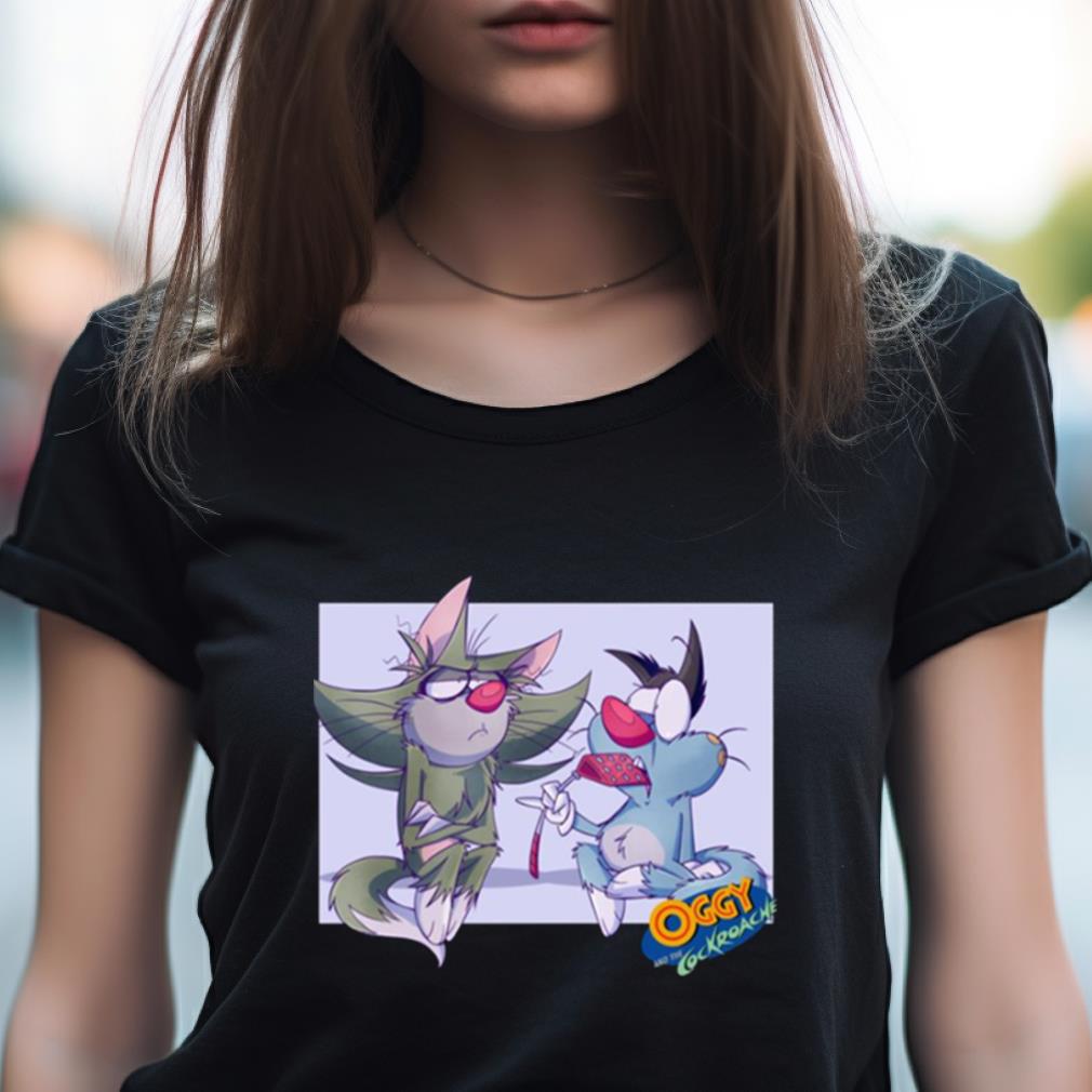 The Funny Cat Cartoon Oggy And Cockroaches Shirt The Funny Cat Cartoon Oggy And Cockroaches Shirt