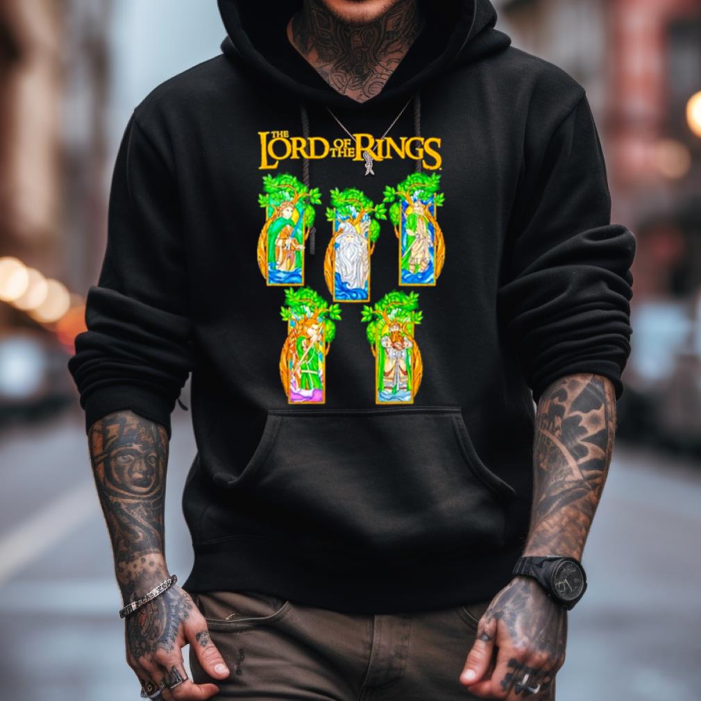 The Lord Of The Rings Stained Glass Character Portraits Shirt The Lord Of The Rings Stained Glass Character Portraits Shirt