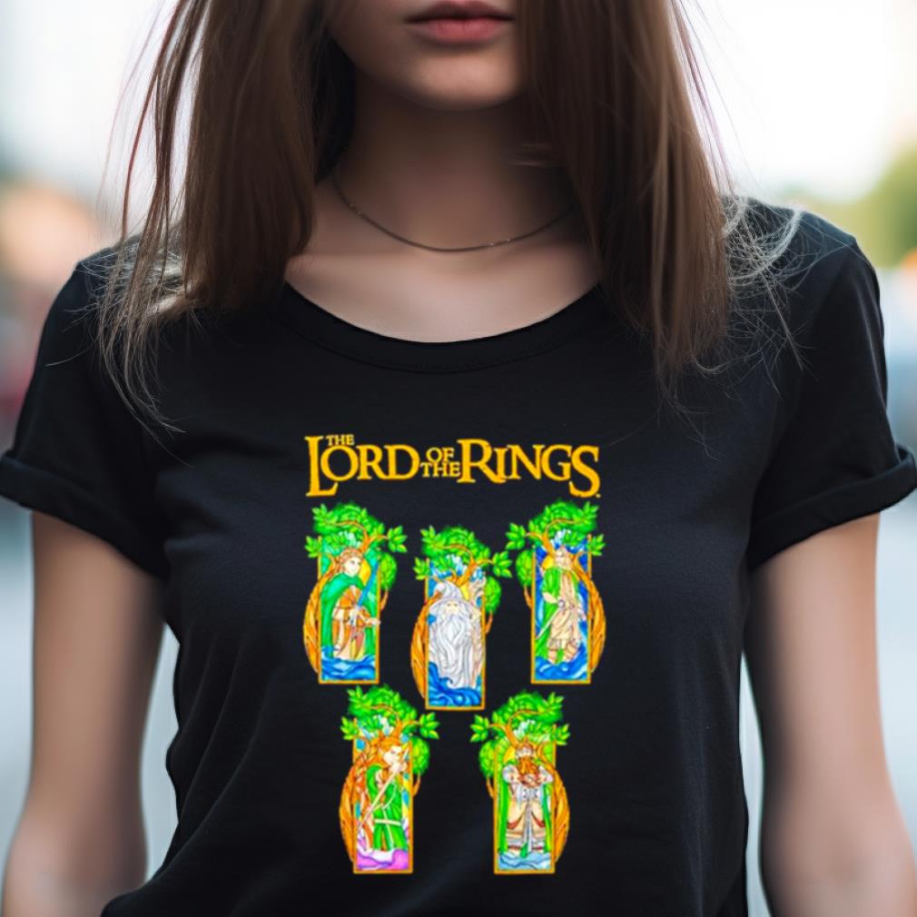 The Lord Of The Rings Stained Glass Character Portraits Shirt The Lord Of The Rings Stained Glass Character Portraits Shirt