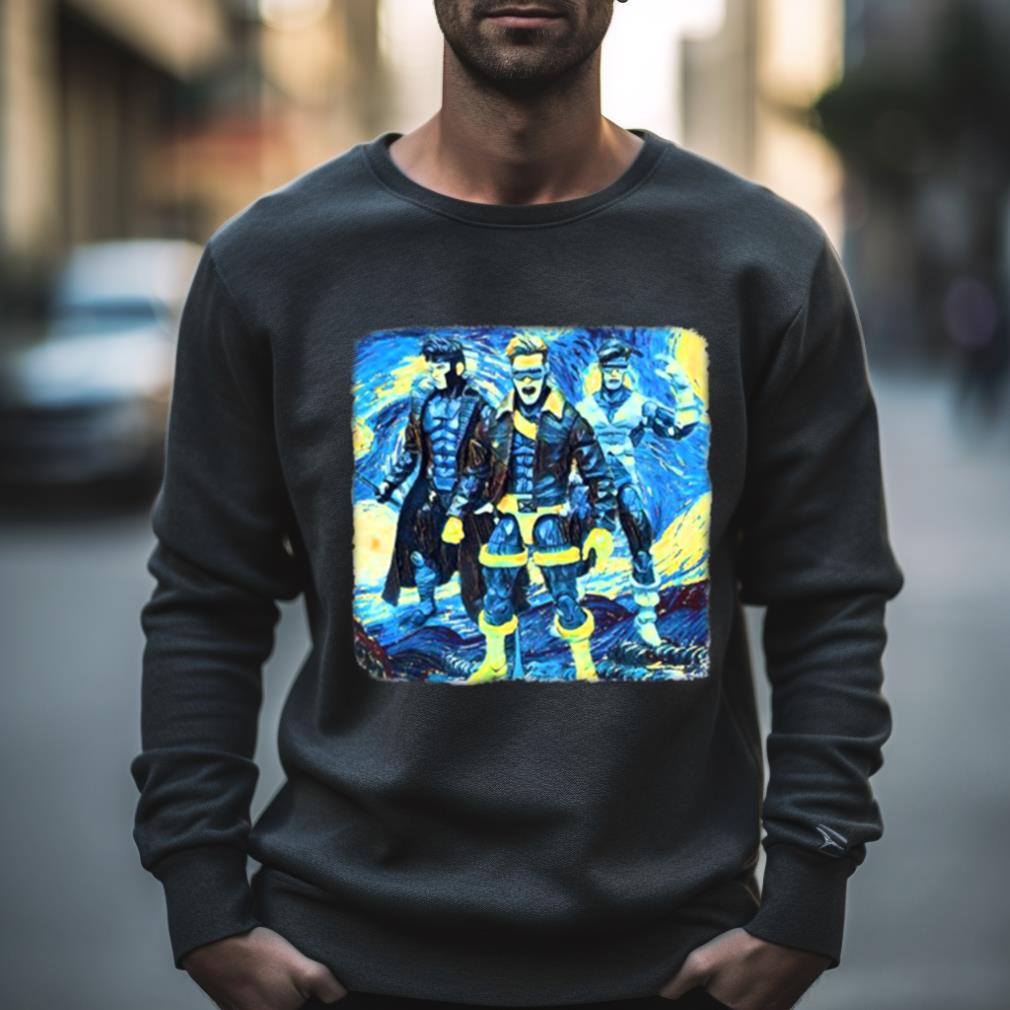 The Mutants Van Gogh Style Marvel Shirt