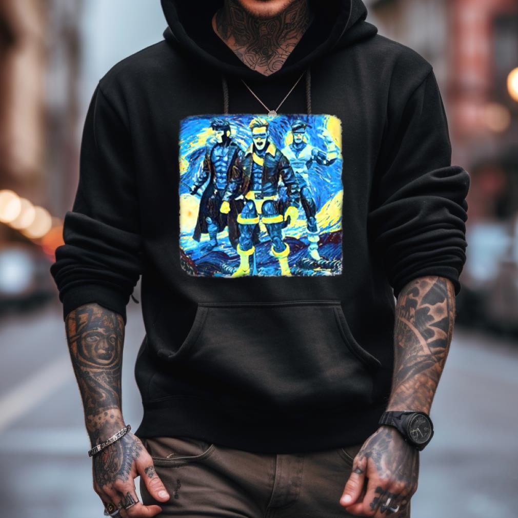 The Mutants Van Gogh Style Marvel Shirt The Mutants Van Gogh Style Marvel Shirt