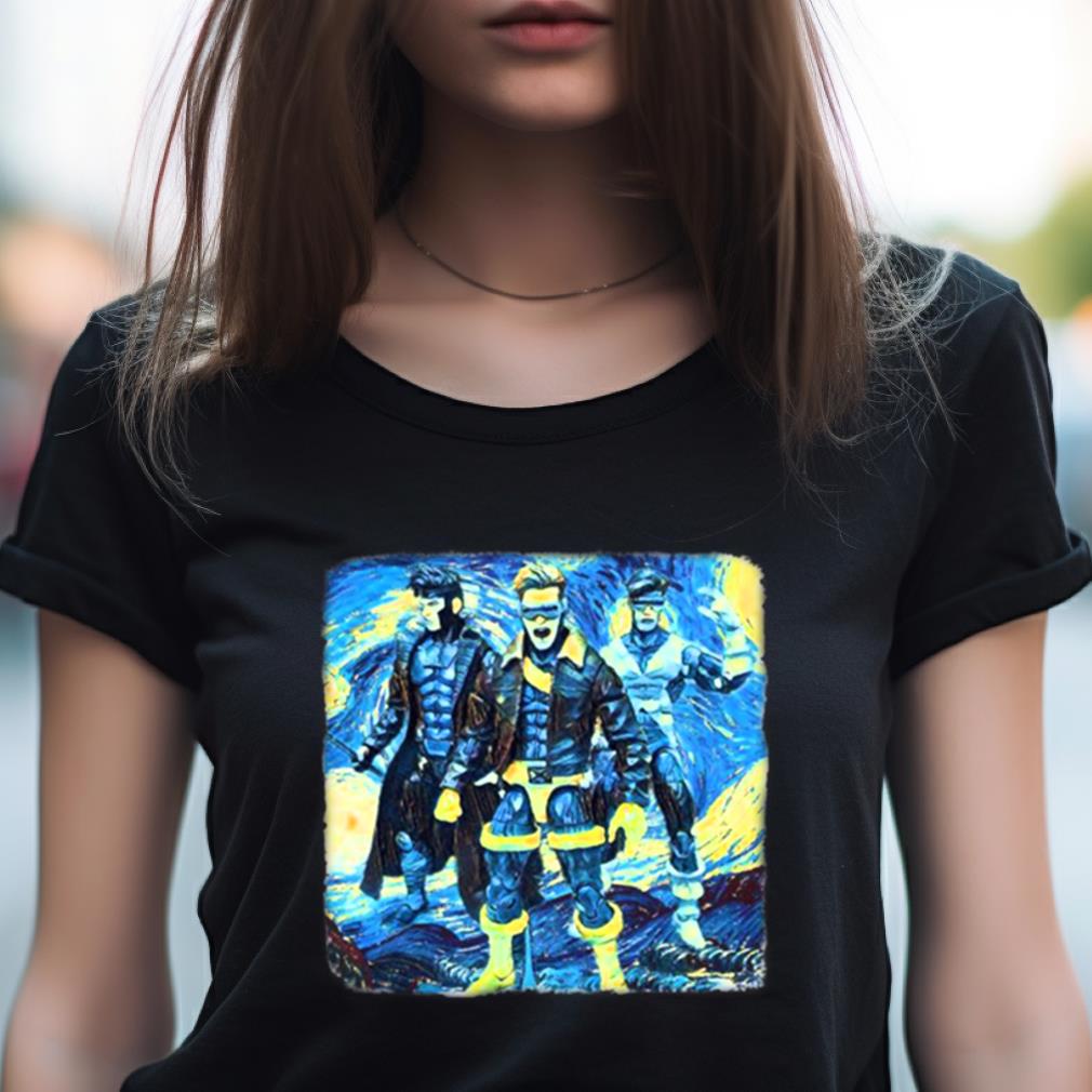 The Mutants Van Gogh Style Marvel Shirt The Mutants Van Gogh Style Marvel Shirt