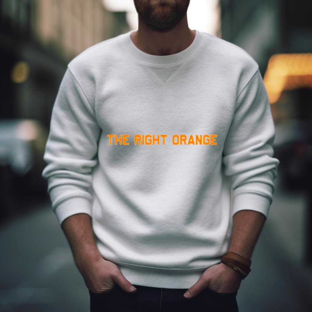 The Right Orange Shirt