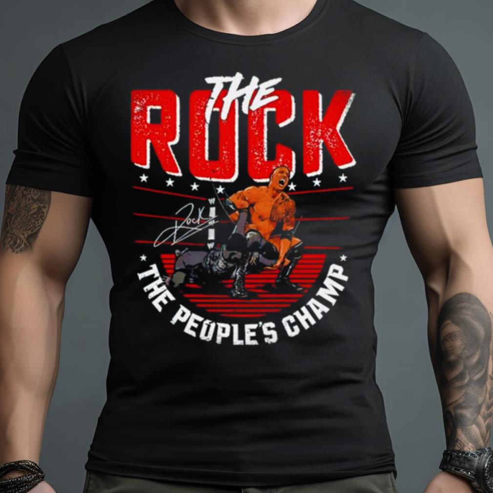 The Rock Sharpshooter The People’S Champ Signature Shirt