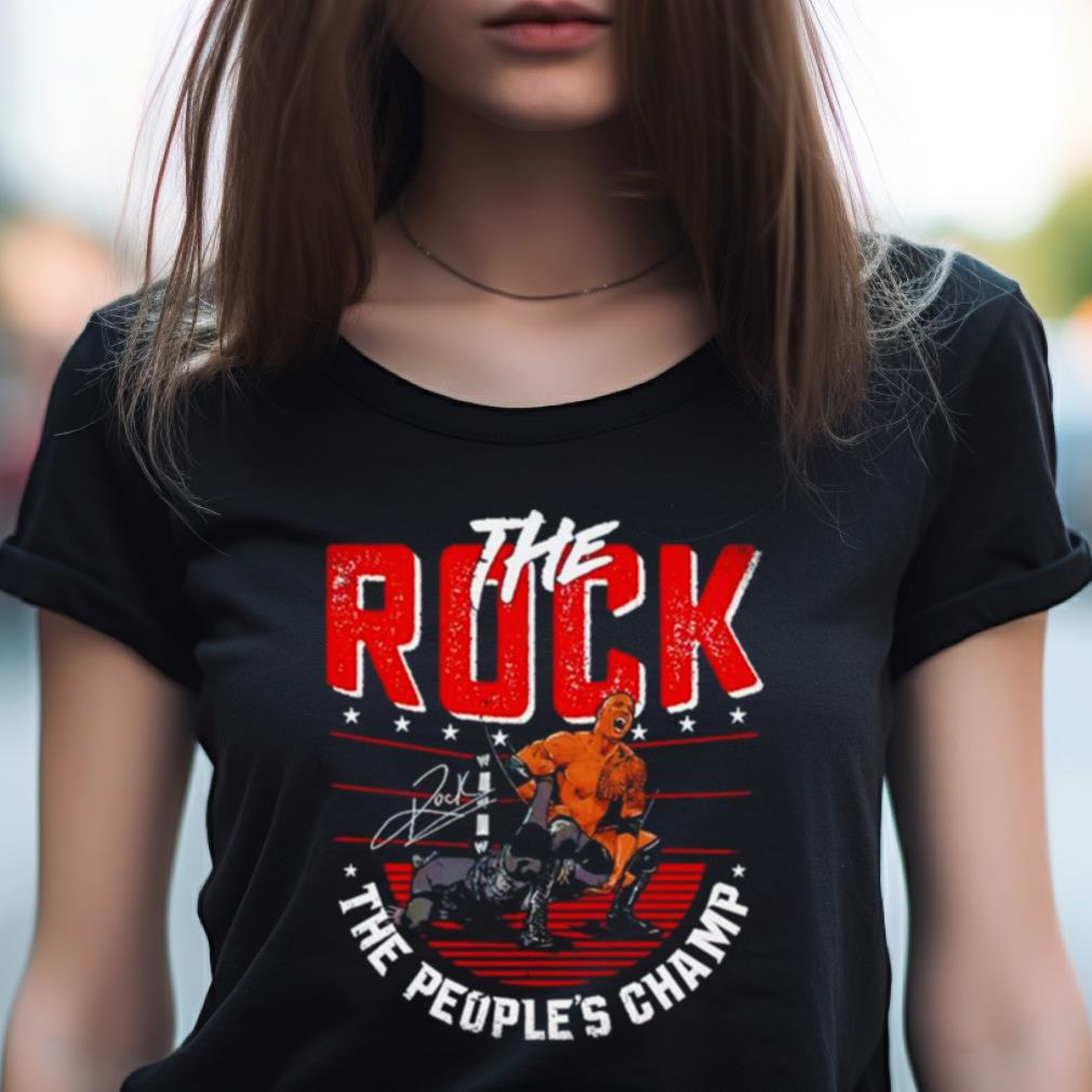 The Rock Sharpshooter The People’S Champ Signature Shirt