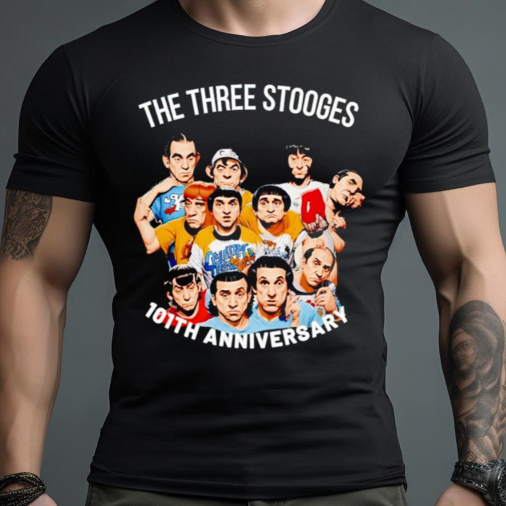 The Three Stooges 101Th Anniversary Shirt