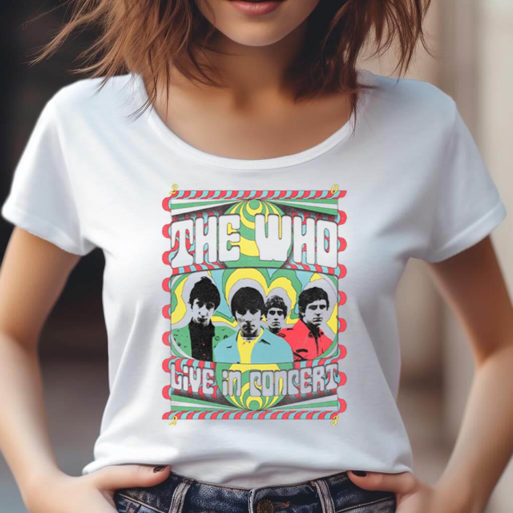 The Who Live In Concert Missy 2023 Shirt The Who Live In Concert Missy 2023 Shirt