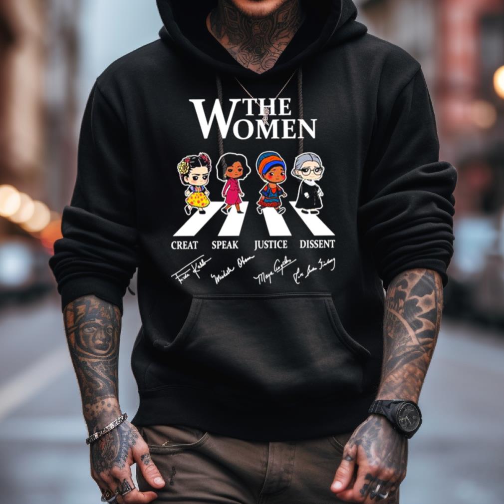 The Women Create Speak Justice Dissent Abbey Road 2023 Signatures Shirt The Women Create Speak Justice Dissent Abbey Road 2023 Signatures Shirt