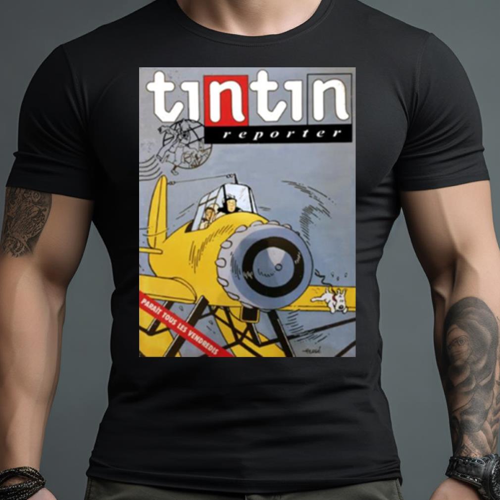 Tintin Reporter Game Design Cartoon Shirt