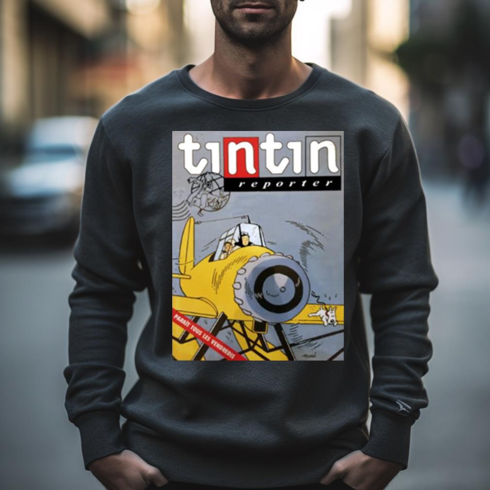 Tintin Reporter Game Design Cartoon Shirt