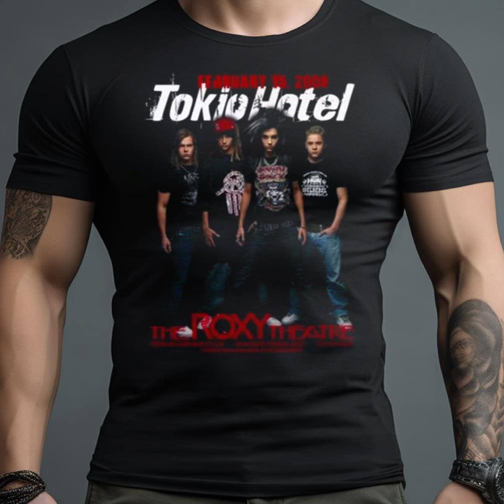 Tokio Hotel Tour Tom Kaulitz Bill Kaulitz Rock Band Shirt
