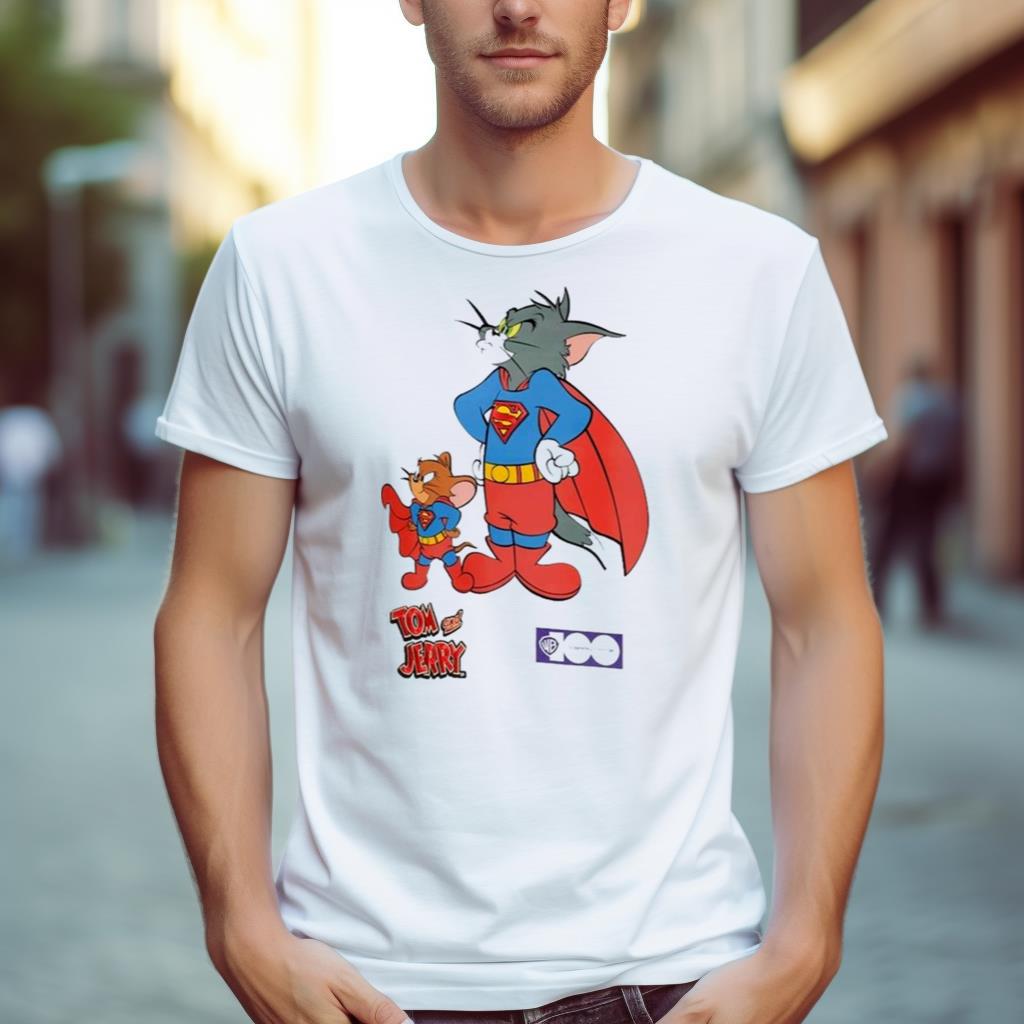 Tom And Jerry Freeze Max Superman Shirt
