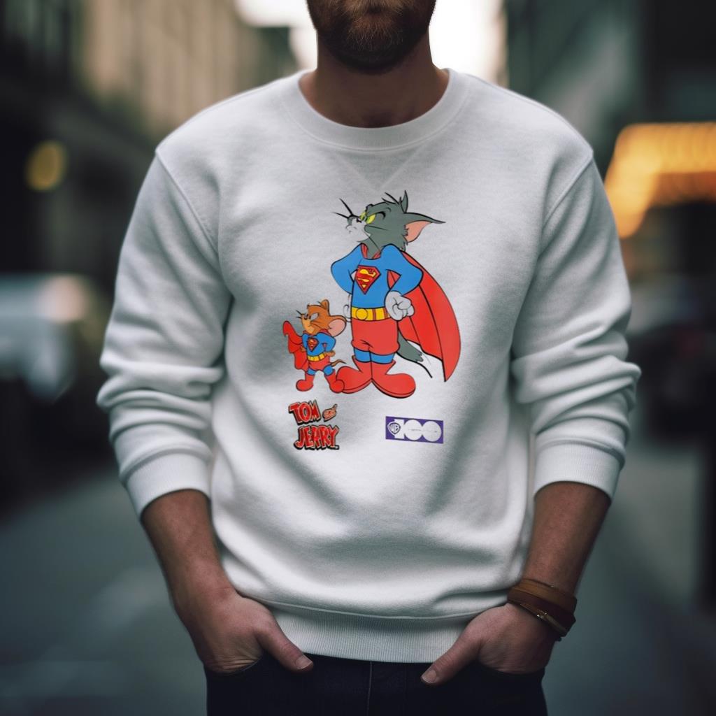 Tom And Jerry Freeze Max Superman Shirt