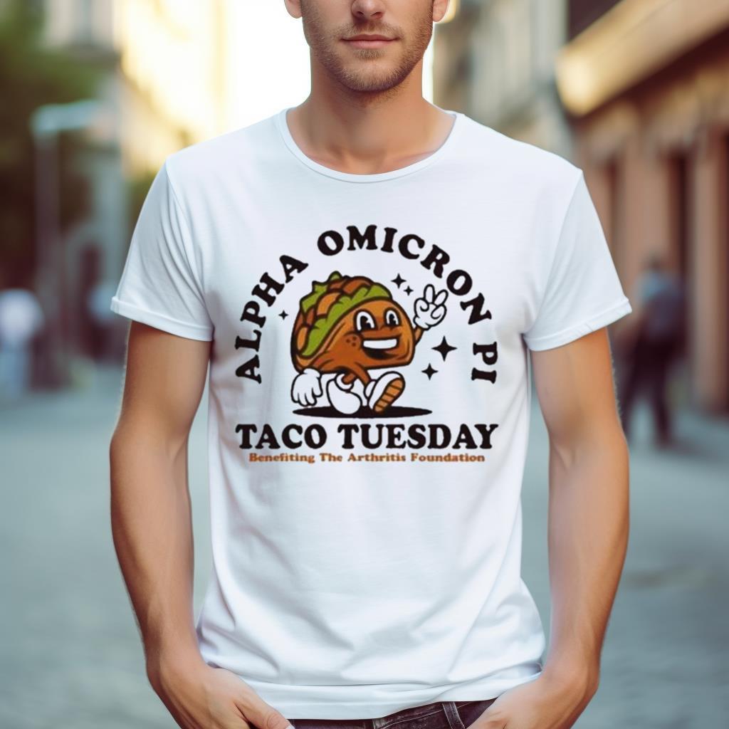 Top Alpha Omicron Pi Taco Tuesday Shirt