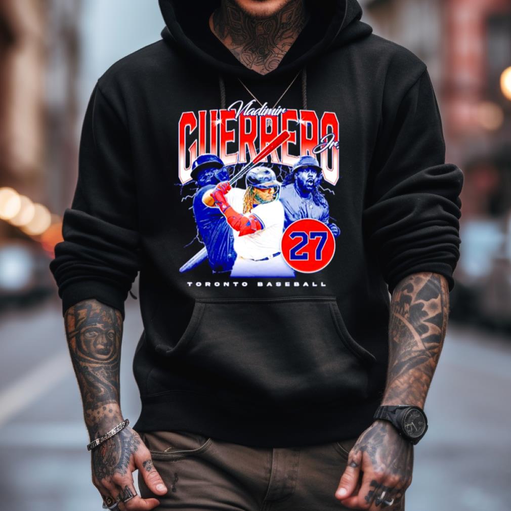 Toronto Baseball Vladimir Guerrero Jr. Lightning Shirt Toronto Baseball Vladimir Guerrero Jr. Lightning Shirt