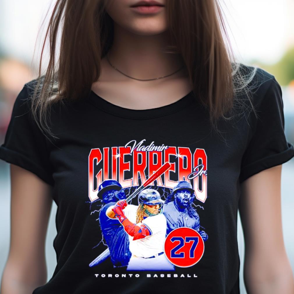 Toronto Baseball Vladimir Guerrero Jr. Lightning Shirt Toronto Baseball Vladimir Guerrero Jr. Lightning Shirt