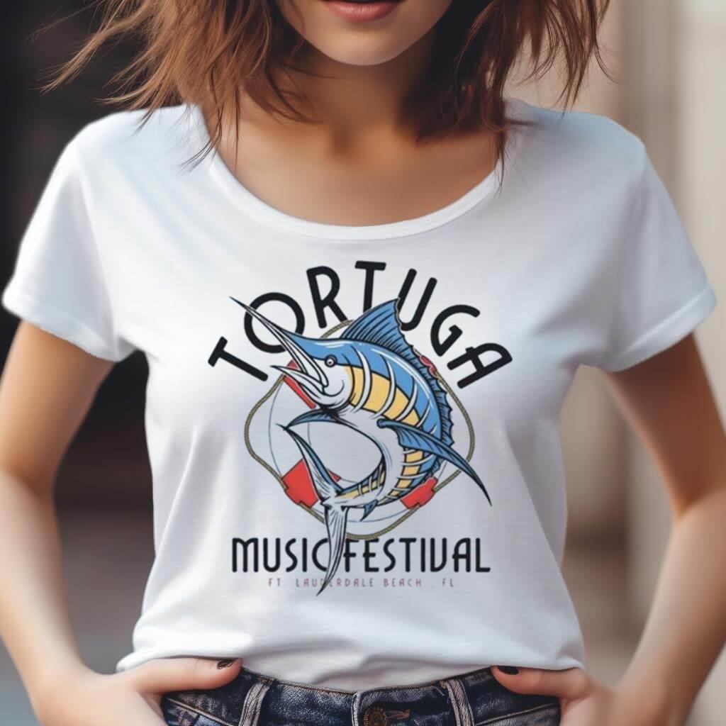 Tortuga 2023 White Marlin Music Festival Shirt Tortuga 2023 White Marlin Music Festival Shirt