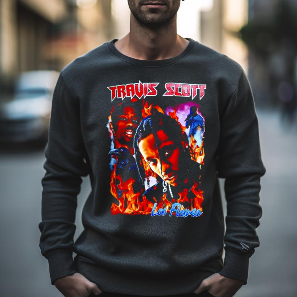 Travis Scott La Flame Shirt - Hersmiles