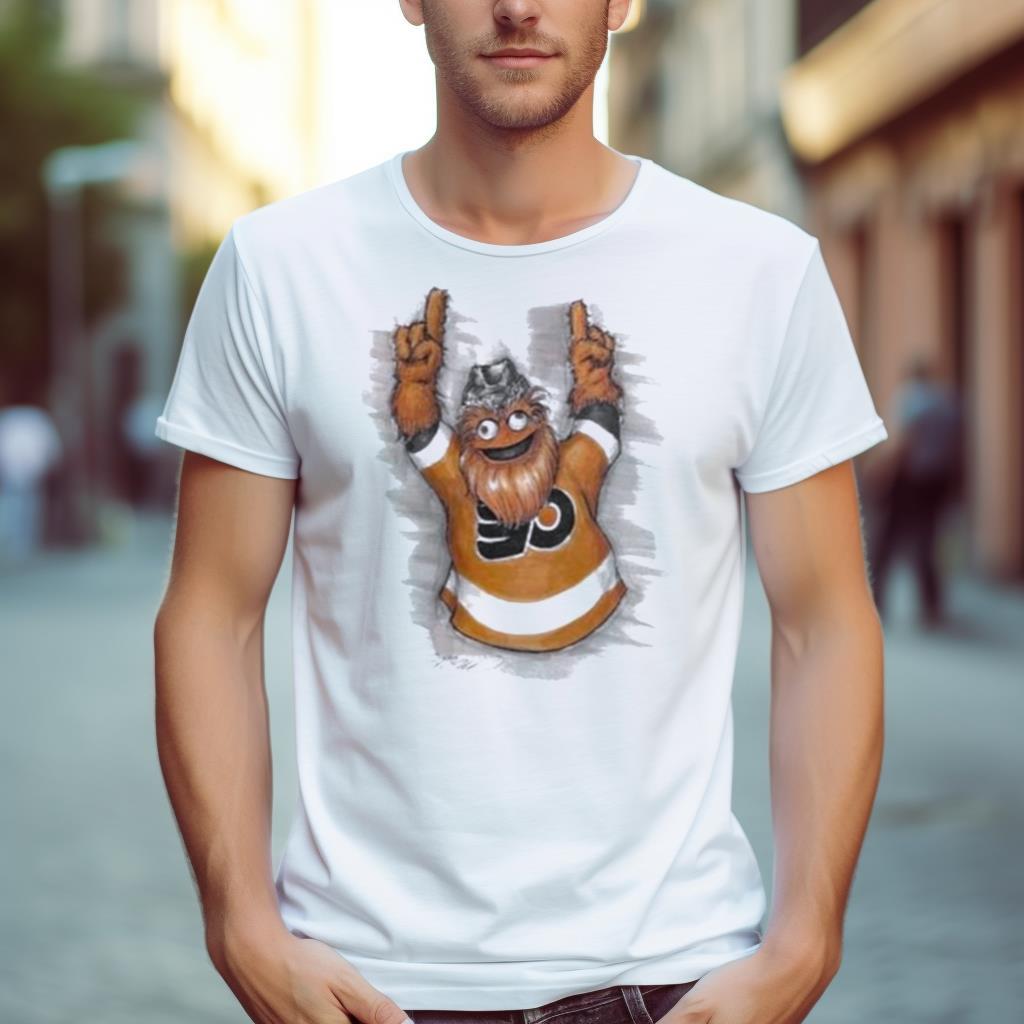 Trending Gritty Mascot Sketch Poster Shirt
