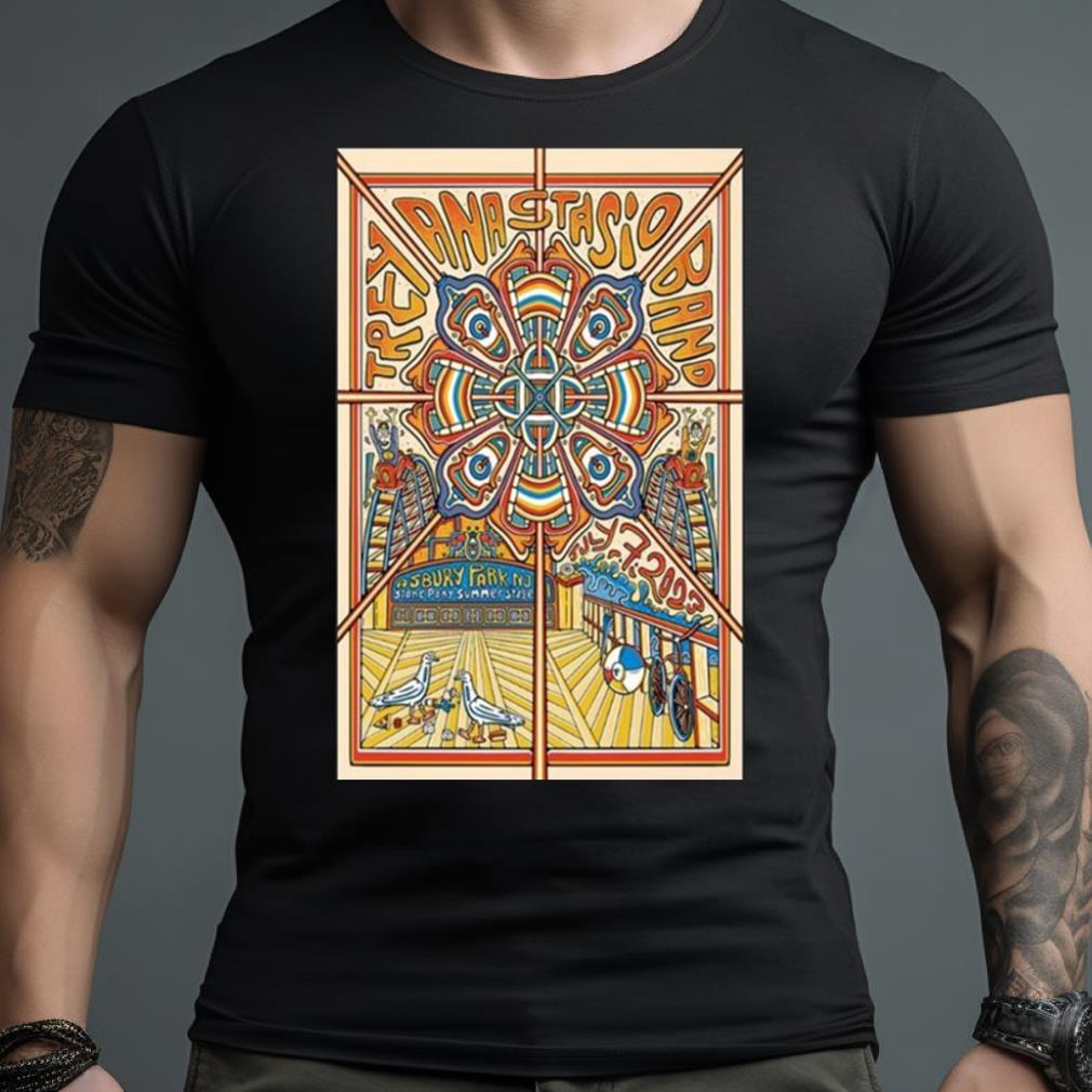 Trey Anastasio Asbury Park Stone Pony Summer Stage July 2023 Poster Shirt