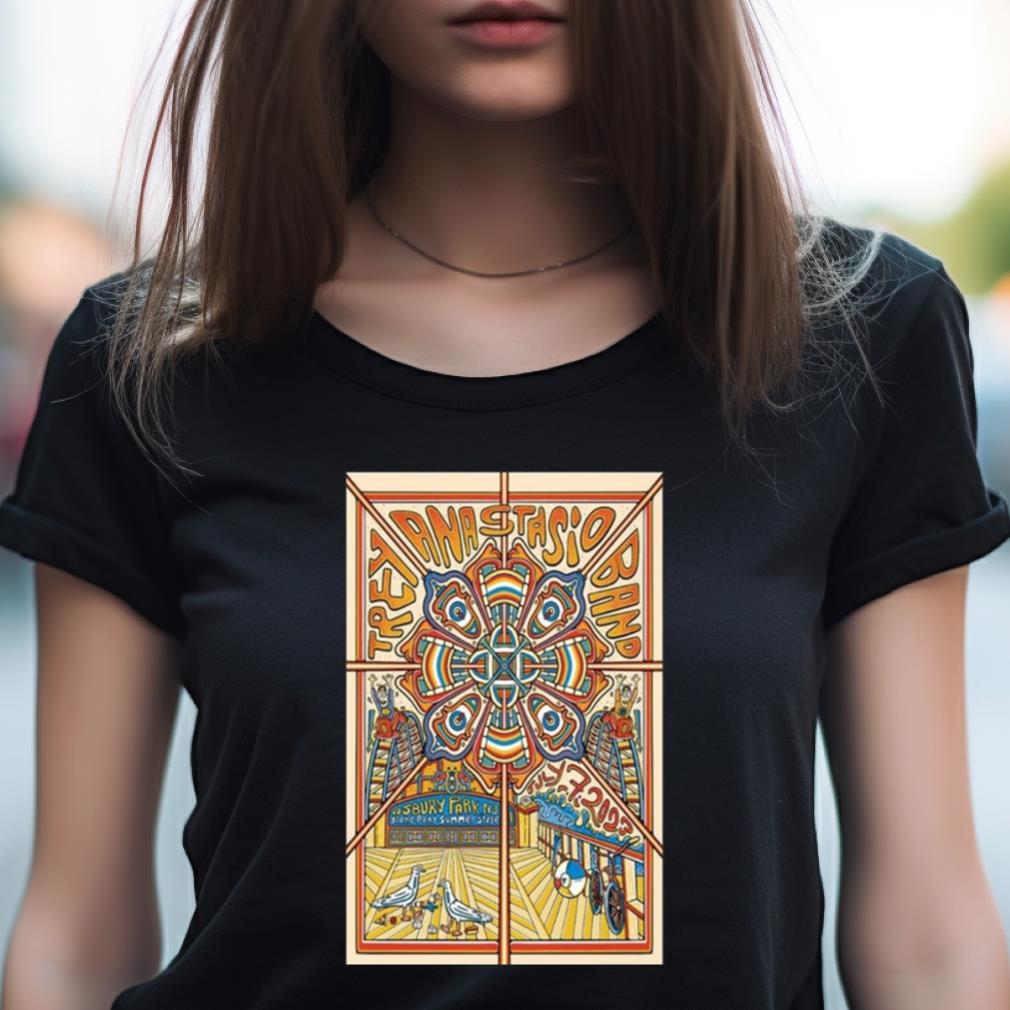 Trey Anastasio Asbury Park Stone Pony Summer Stage July 2023 Poster Shirt Trey Anastasio Asbury Park Stone Pony Summer Stage July 2023 Poster Shirt