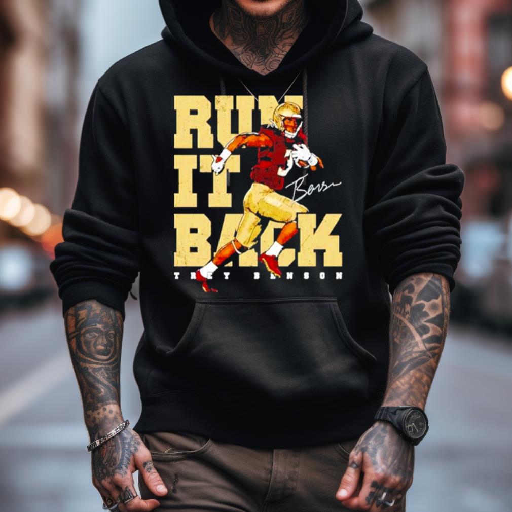 Trey Benson Official Store Run It Back Shirt Trey Benson Official Store Run It Back Shirt