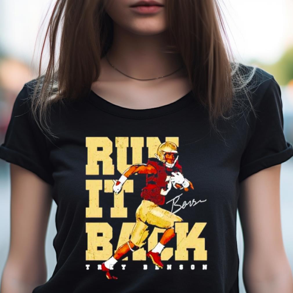 Trey Benson Official Store Run It Back Shirt Trey Benson Official Store Run It Back Shirt