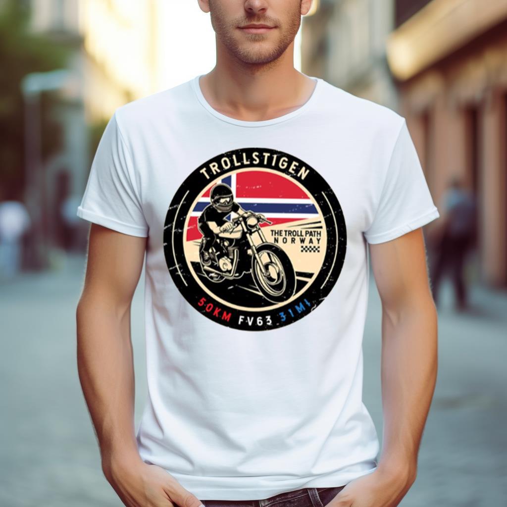 Trollstigen Norway Motorcycle Shirt