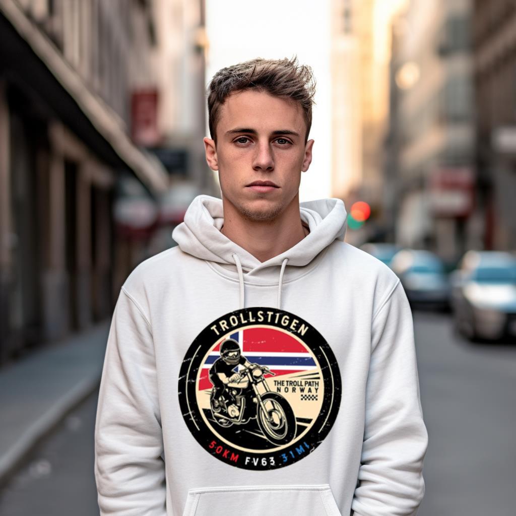 Trollstigen Norway Motorcycle Shirt Trollstigen Norway Motorcycle Shirt
