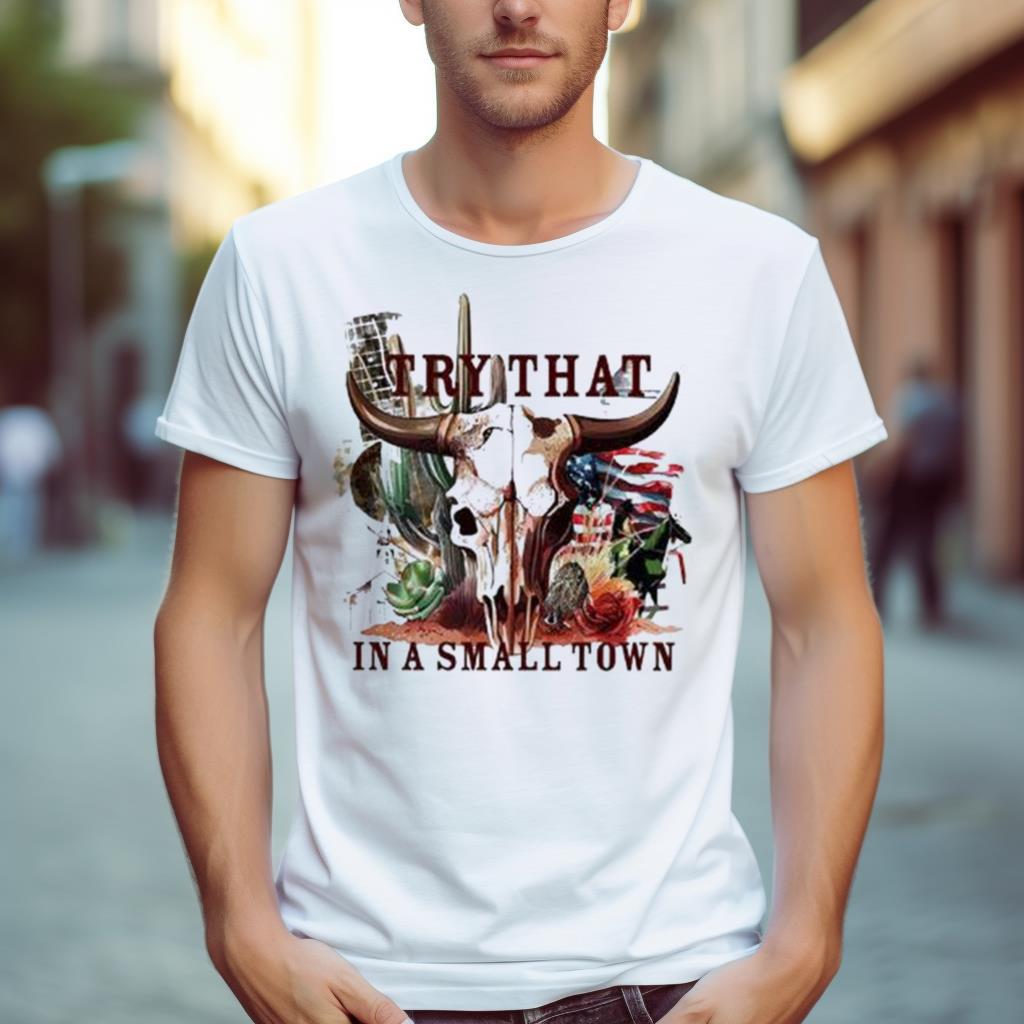 Try That In A Small Town Jason Aldean Country Music Concert Shirt